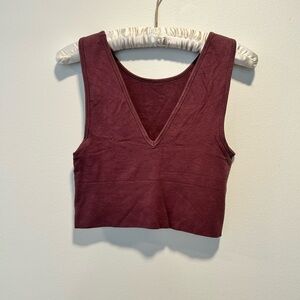 Banana Republic Mauve Reversible Crop Top
